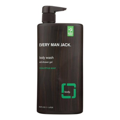 Every Man Jack Body Wash Eucalyptus Mint Body Wash - Case Of 33.8 - 33.8 Fl Oz. | OnlyNaturals.us