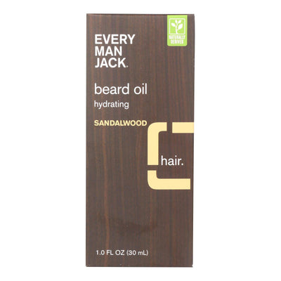 Buy Every Man Jack Beard Oil - Sandalwood - 1 Oz.  at OnlyNaturals.us