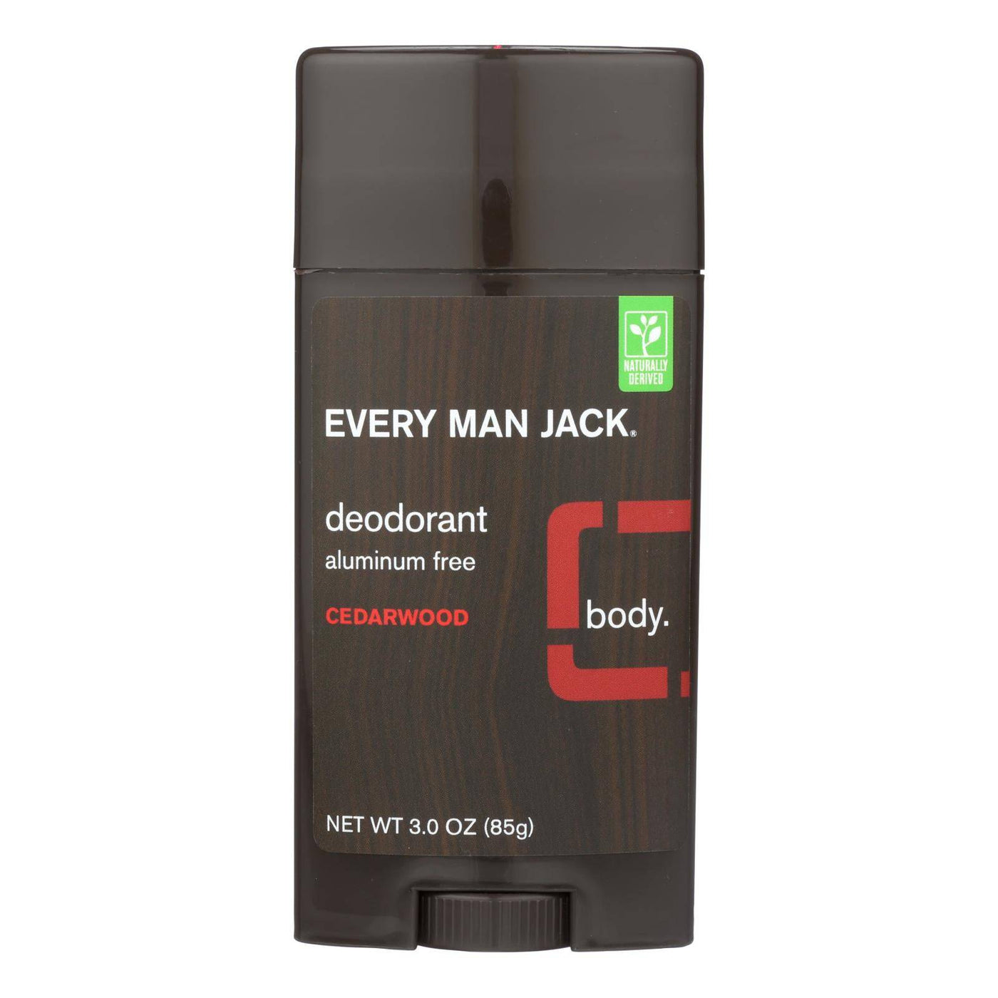 Every Man Jack Body Deodorant - Cedarwood - Aluminum Free - 3 Oz | OnlyNaturals.us