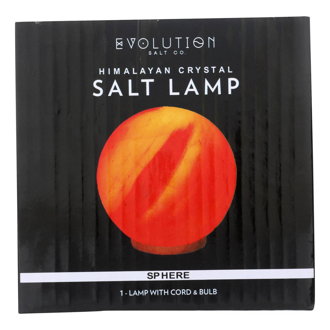 Buy Evolution Salt Crystal Salt Lamp - Sphere - 6 Inches - 1 Count  at OnlyNaturals.us