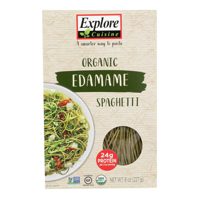 Explore Cuisine Organic Edamame Spaghetti - Edamame Spaghetti - Case Of 6 - 8 Oz. | OnlyNaturals.us