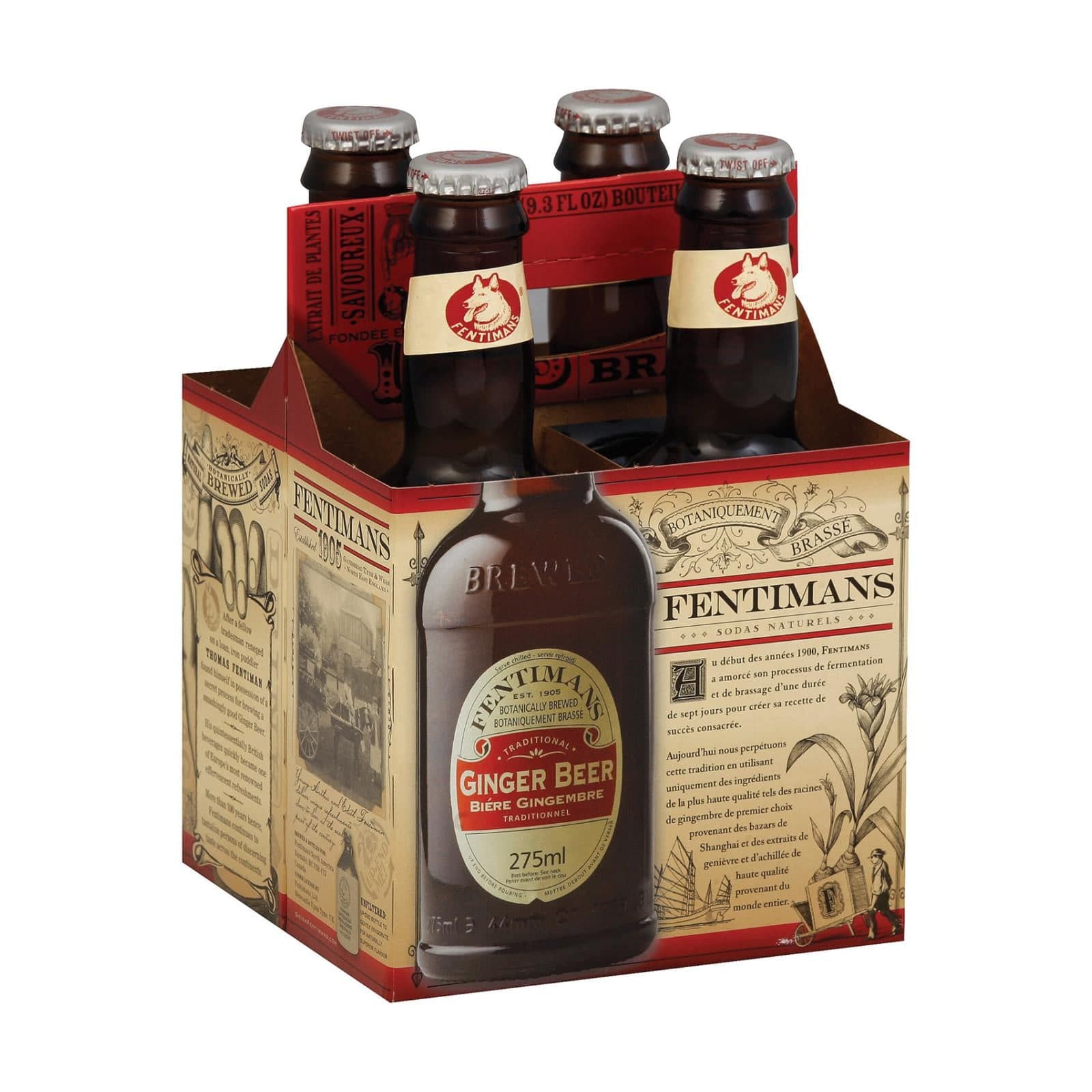 Buy Fentimans North America Ginger Beer - Beer - Case Of 6 - 9.3 Fl Oz.  at OnlyNaturals.us