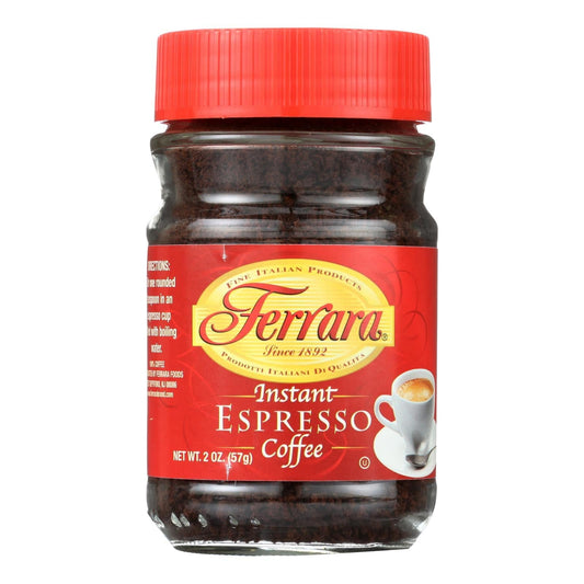 Ferrara Instant Espresso - Case Of 12 - 2 Oz | OnlyNaturals.us