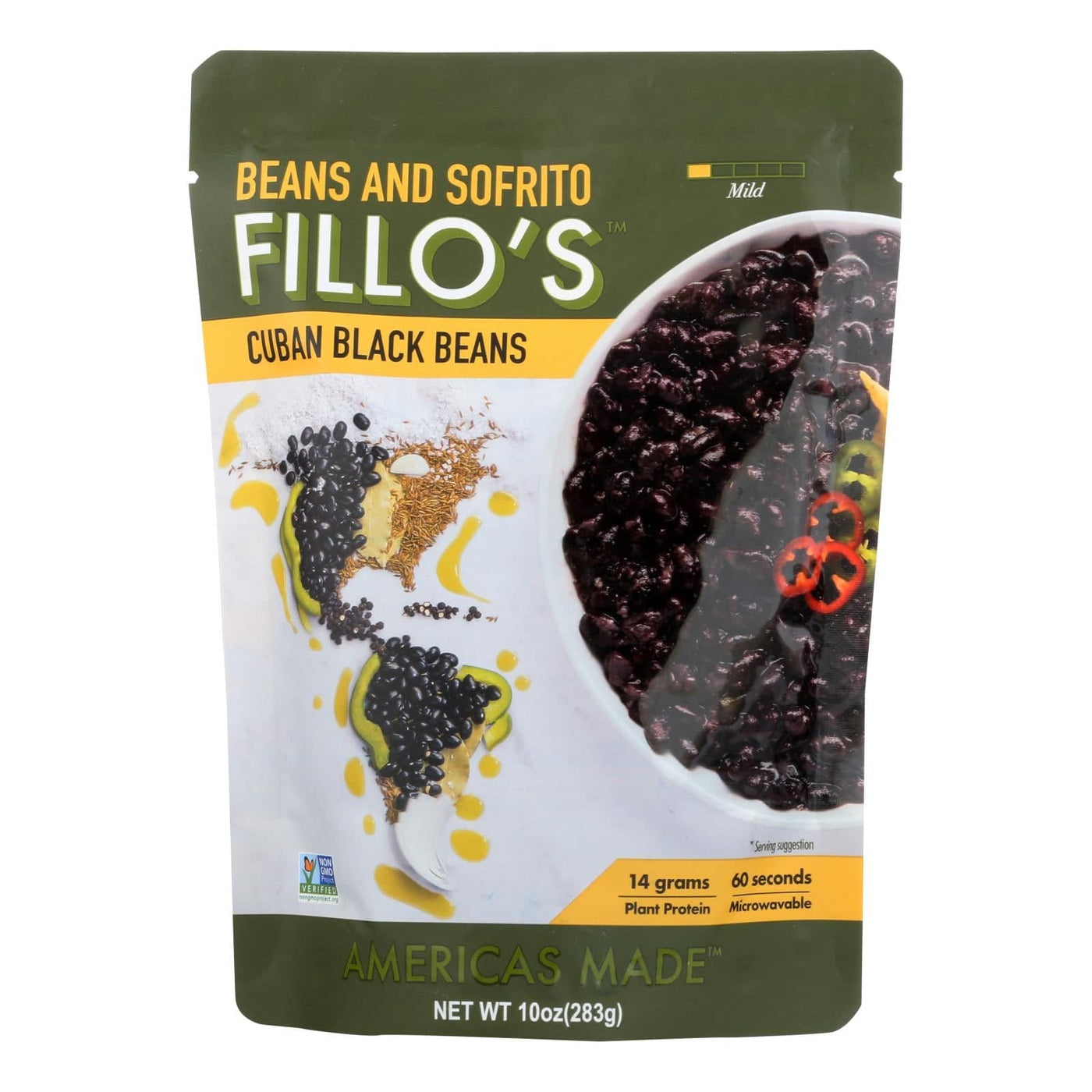 Fillo's Beans - Cuban Black Beans - Case Of 6 - 10 Oz. | OnlyNaturals.us