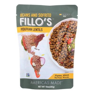 Fillo's Beans - Peruvian Lentils - Case Of 6 - 10 Oz. | OnlyNaturals.us
