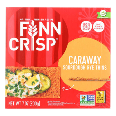 Buy Finn Crisp Crispbread - Caraway - 7 Oz - Case Of 9  at OnlyNaturals.us