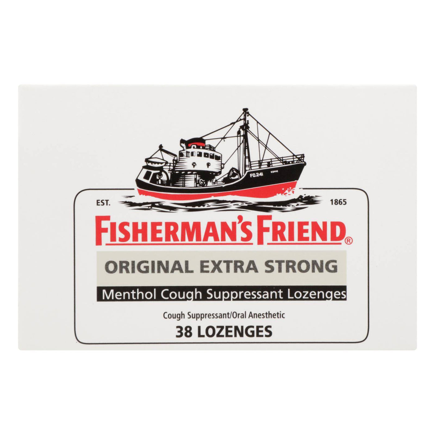 Fisherman's Friend Lozenges - Original Extra Strong - Dsp - 38 Ct - 1 Case | OnlyNaturals.us