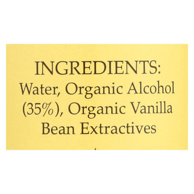 Buy Flavorganics Extract - Organic - Vanilla - 2 Oz - Case Of 12  at OnlyNaturals.us