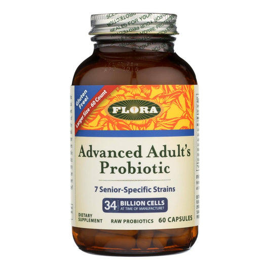 Flora Advanced Adult's Probiotic Dietary Supplement  - 1 Each - 60 Cap | OnlyNaturals.us