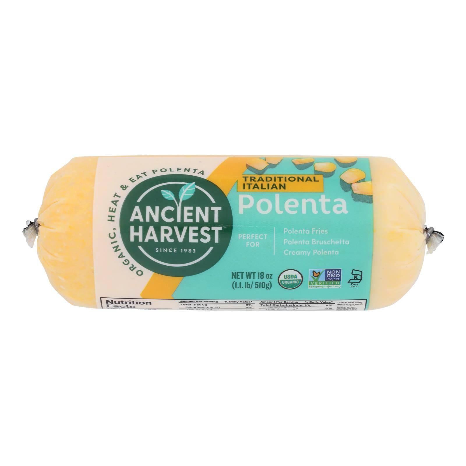 Food Merchants Organic Polenta - Traditional Italian - Case Of 12 - 18 Oz. | OnlyNaturals.us