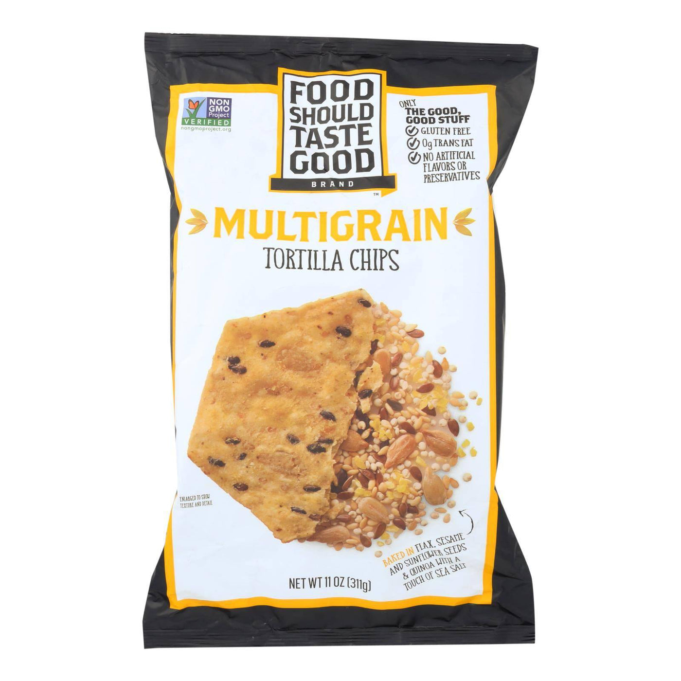 Buy Food Should Taste Good Multigrain Tortilla Chips - Multigrain - Case Of 12 - 11 Oz.  at OnlyNaturals.us