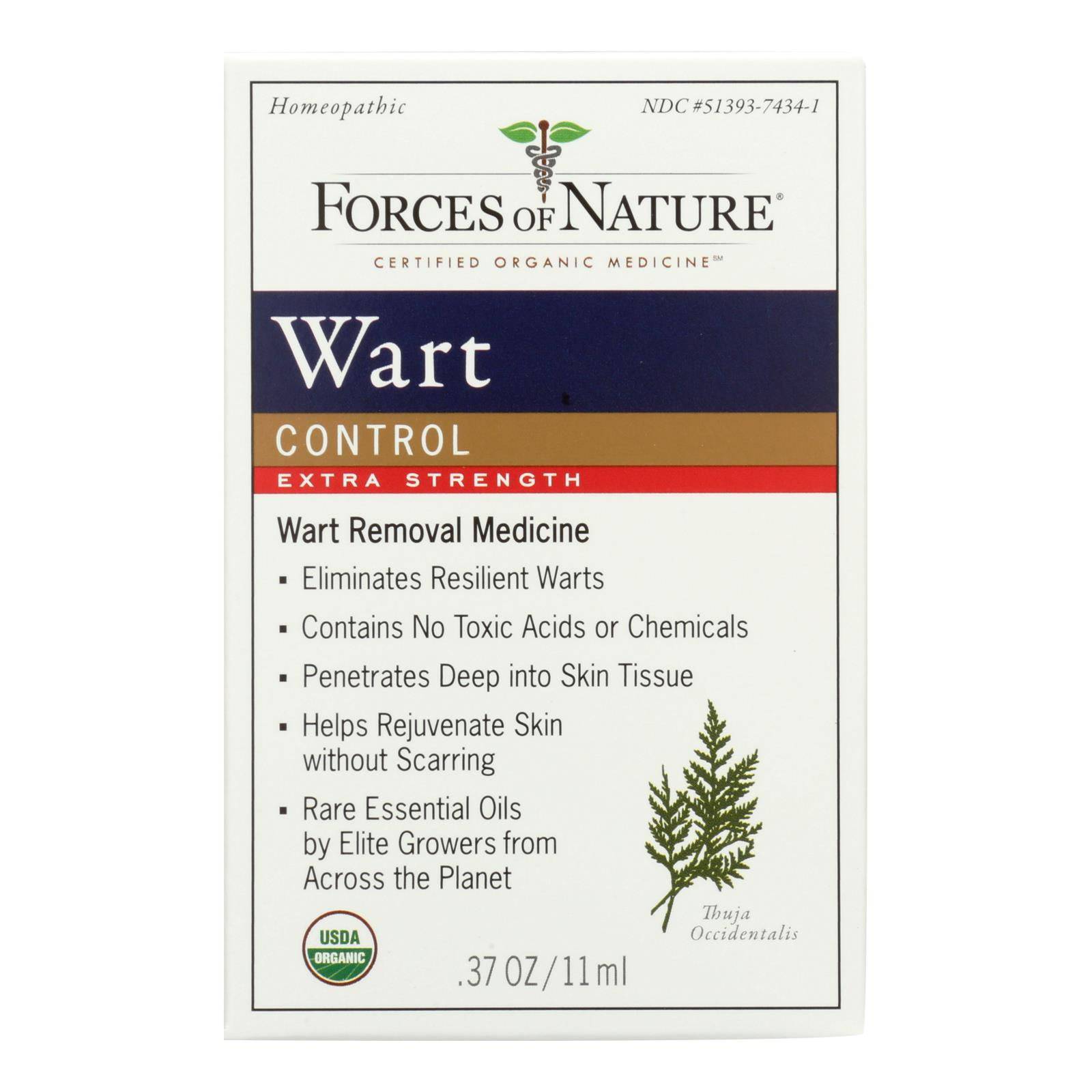 Forces Of Nature - Organic Wart Control - Extra Strength - 11 Ml | OnlyNaturals.us