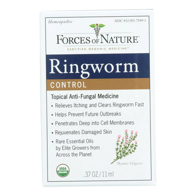 Forces Of Nature - Organic Ringworm Control - 11 Ml | OnlyNaturals.us