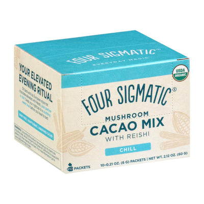 Four Sigmatic - Cacao Mix - Reishi Mushroom - 10 Count | OnlyNaturals.us