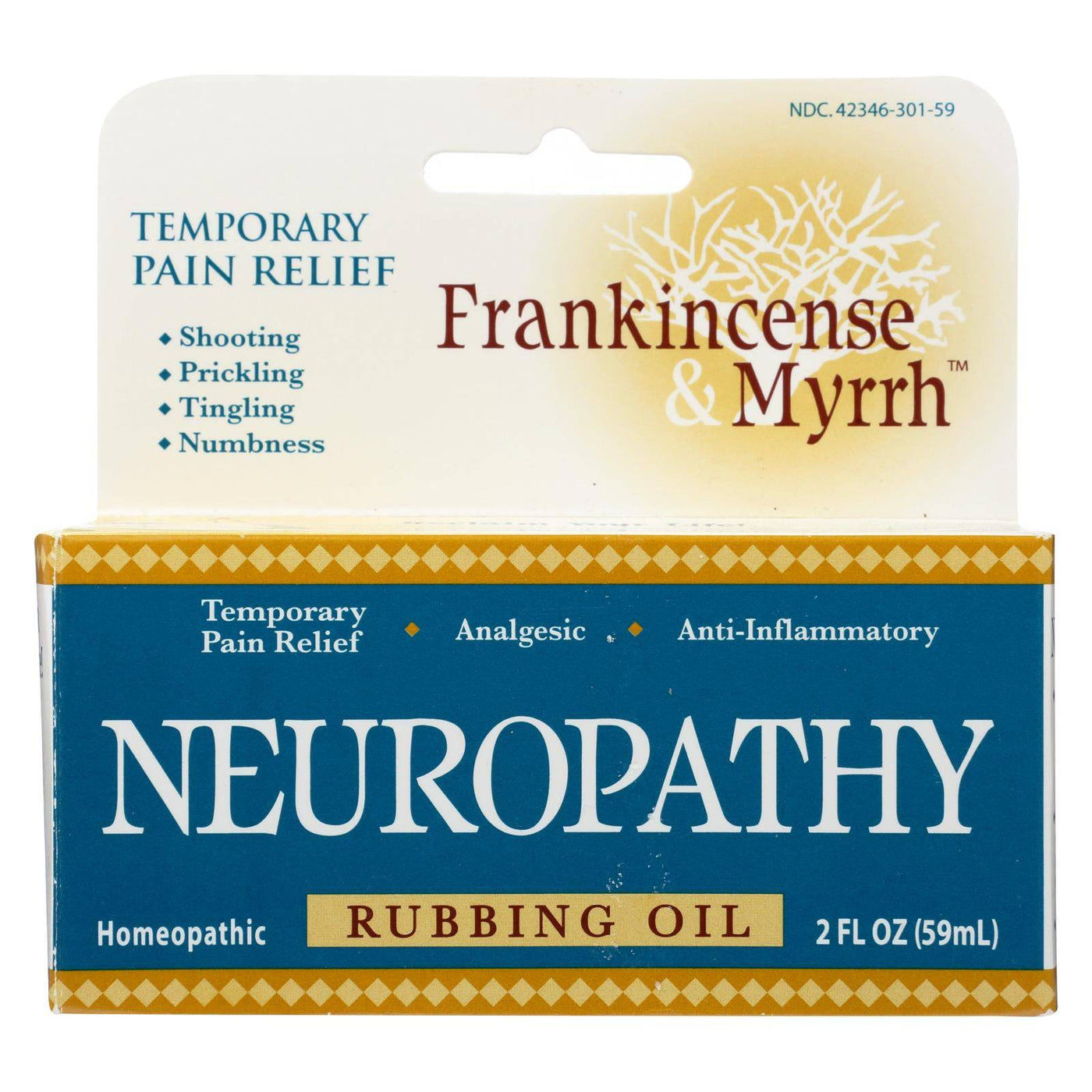 Buy Frankincense And Myrrh Neuropathy Rubbing Oil - 2 Fl Oz  at OnlyNaturals.us