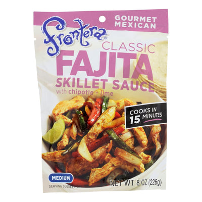 Buy Frontera Foods Classic Fajita Skillet Sauce - Classic Fajita - Case Of 6 - 8 Oz.  at OnlyNaturals.us