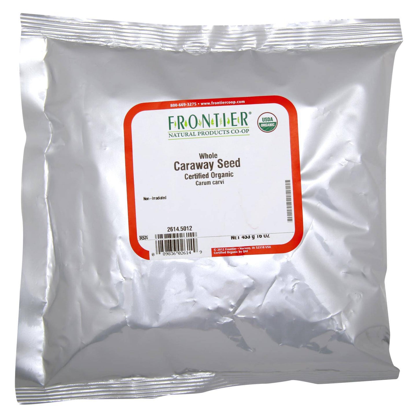 Frontier Herb Caraway Seed Organic Whole - Single Bulk Item - 1lb | OnlyNaturals.us