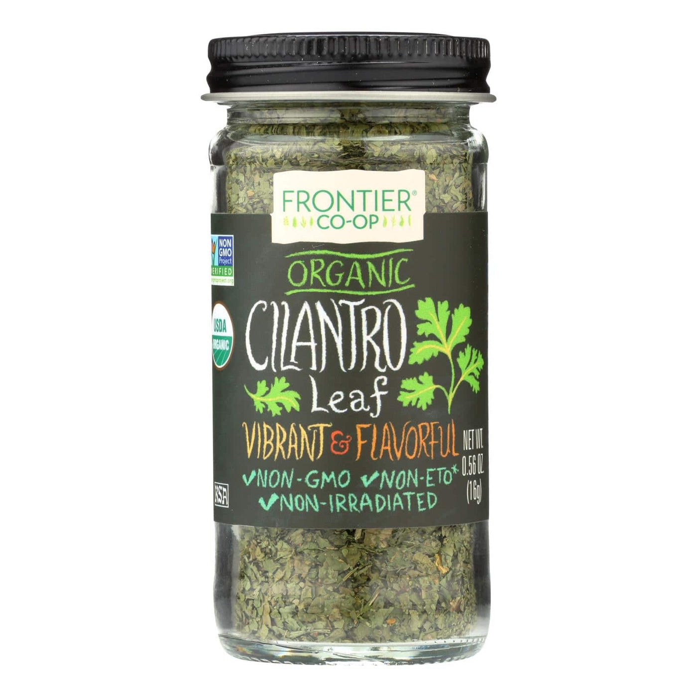 Frontier Herb Cilantro Leaf - Organic - Cut And Sifted - 0.56 Oz | OnlyNaturals.us