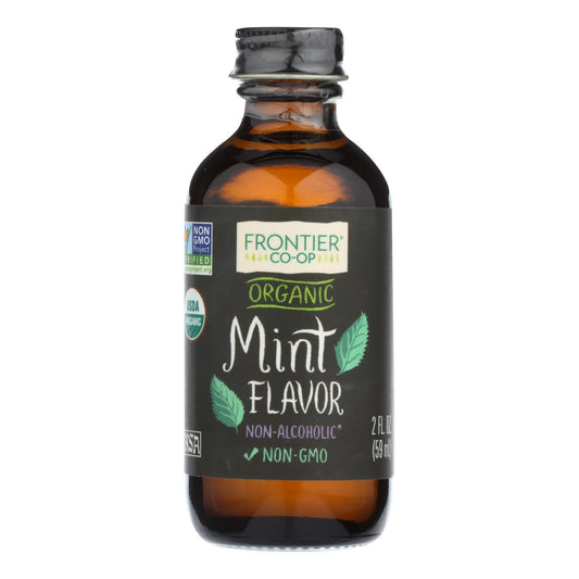 Buy Frontier Herb Mint Flavor - Organic - 2 Oz  at OnlyNaturals.us