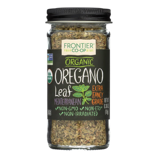 Frontier Herb Oregano Leaf - Organic - Flakes - Cut And Sifted - Fancy Grade - .36 Oz | OnlyNaturals.us