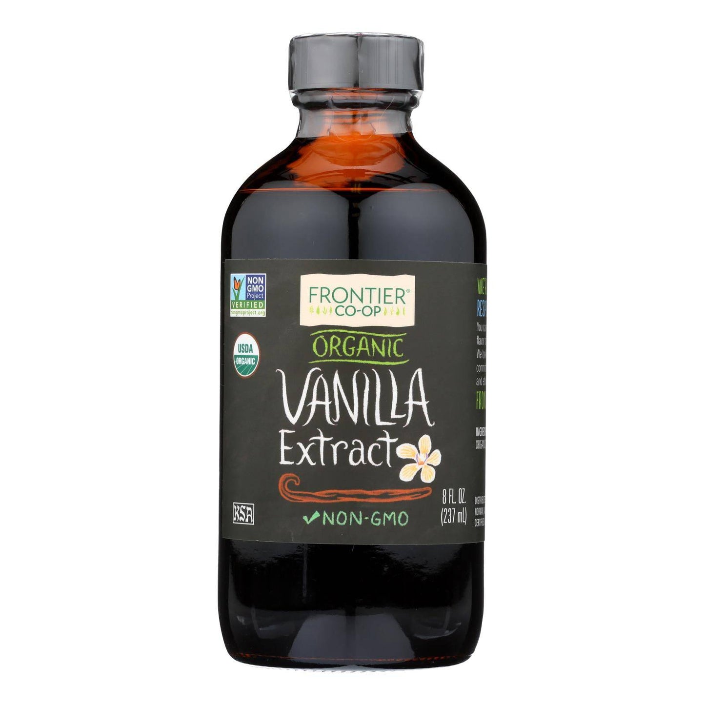 Frontier Herb Vanilla Extract - Organic - 8 Oz | OnlyNaturals.us