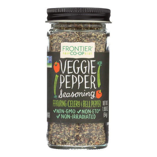 Frontier Herb Veggie Pepper Seasoning Blend - 1.90 Oz | OnlyNaturals.us