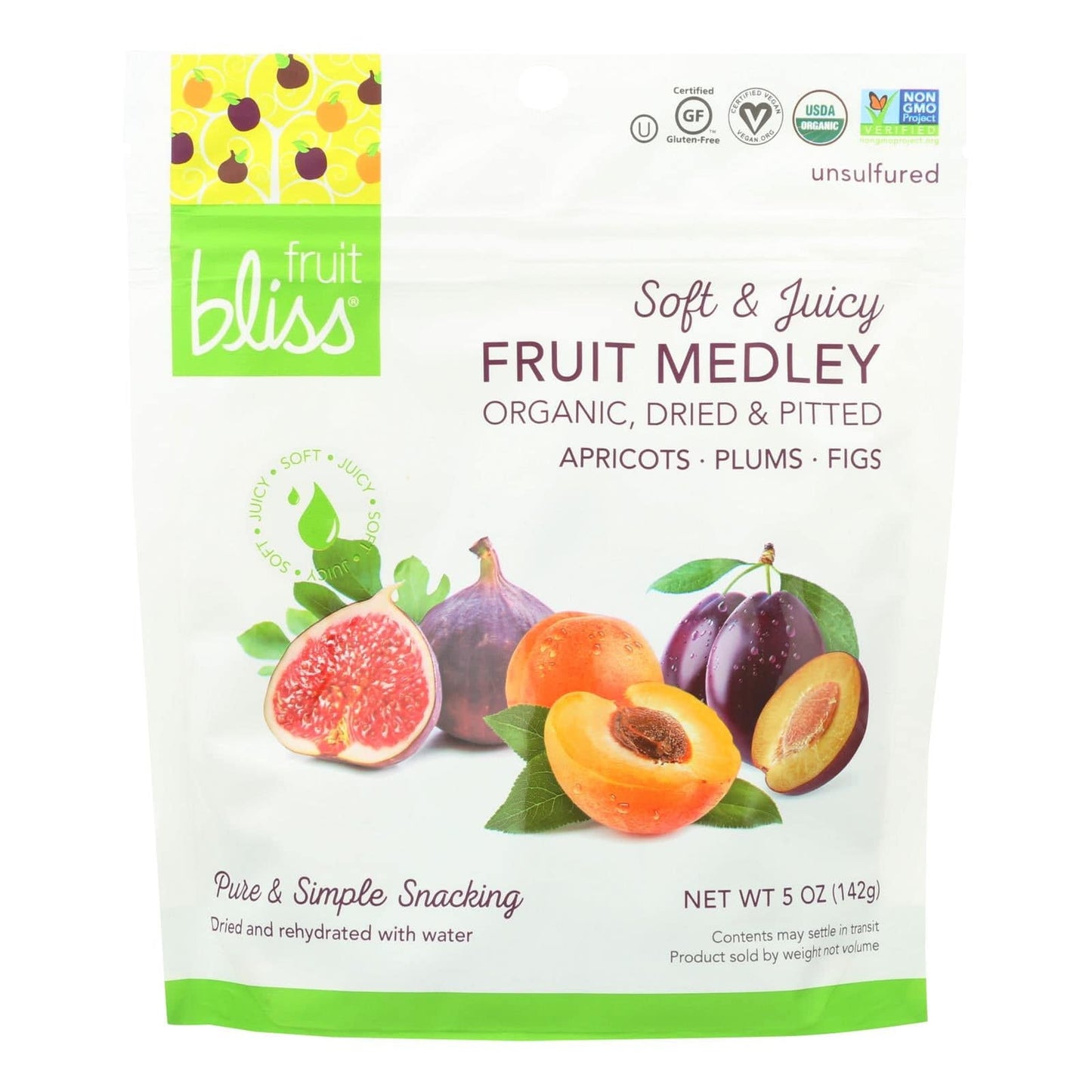 Fruit Bliss - Organic Fruit Medley - Fruit Medley - Case Of 6 - 5 Oz. | OnlyNaturals.us