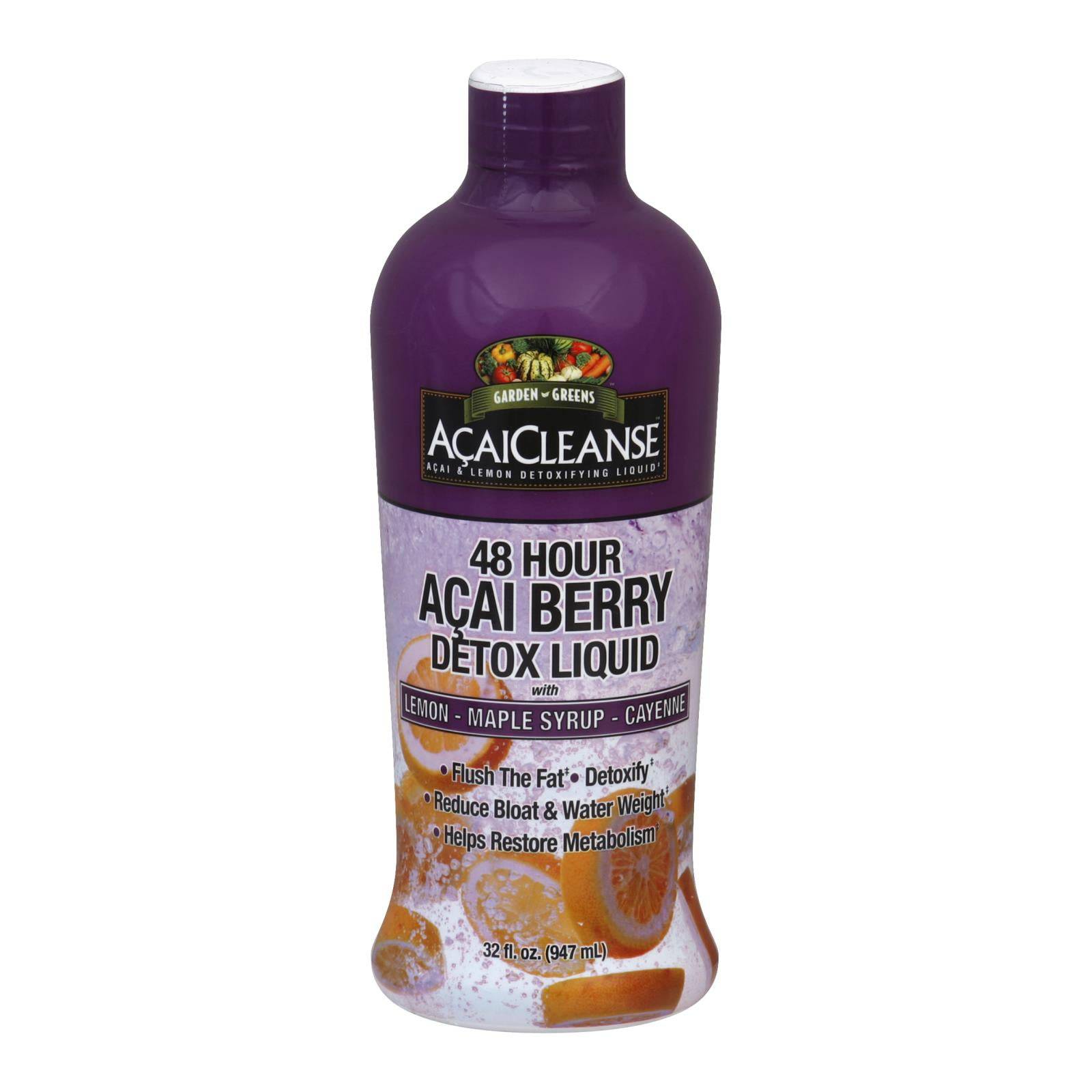 Garden Greens Acaicleanse 48-hour Acai Berry Detox - 32 Fl Oz | OnlyNaturals.us