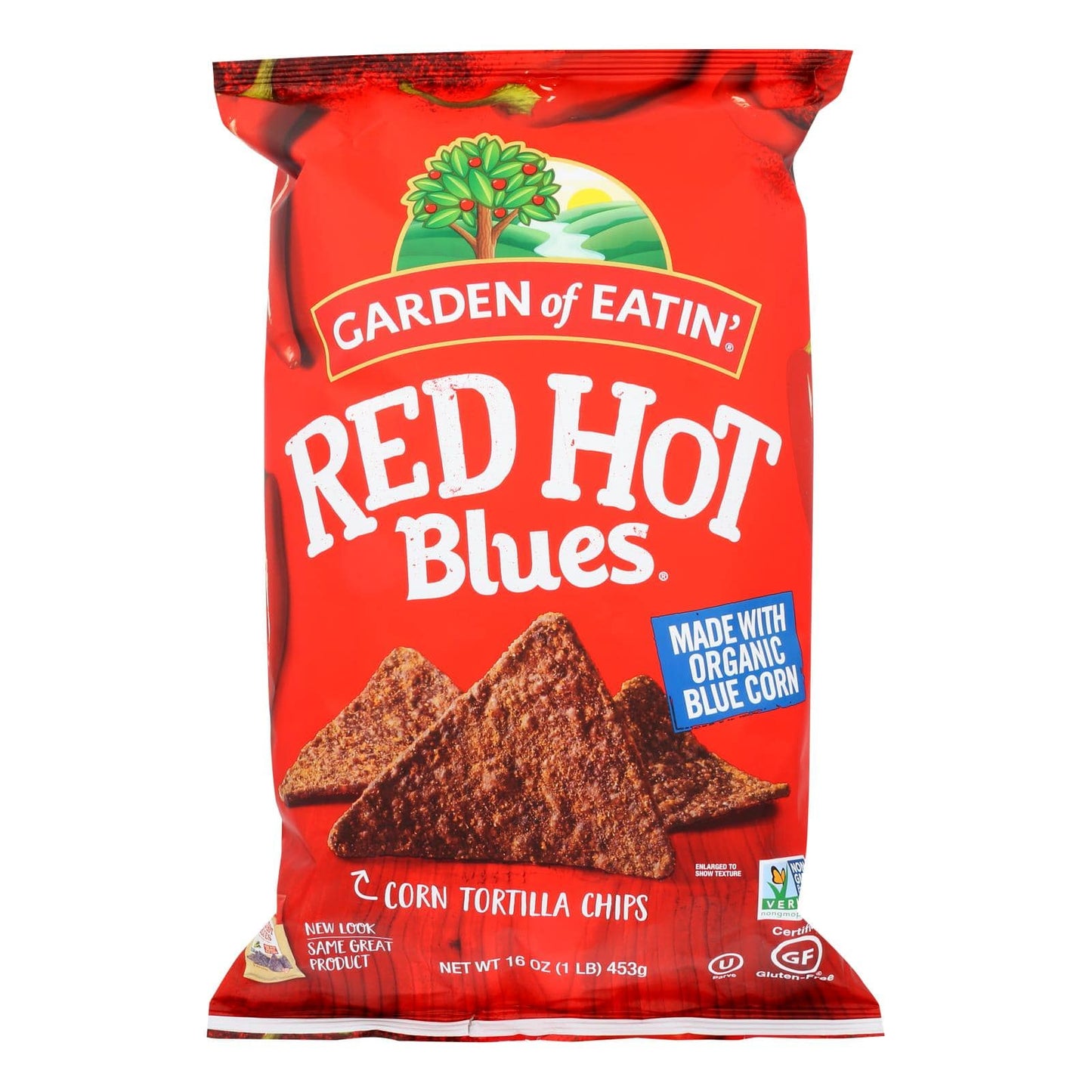 Buy Garden Of Eatin' Red Hot Blues - Red Hot - Case Of 12 - 16 Oz.  at OnlyNaturals.us