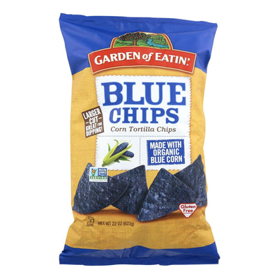 Garden Of Eatin' Tortilla Chips - Blue Corn - Case Of 10 - 22 Oz. | OnlyNaturals.us