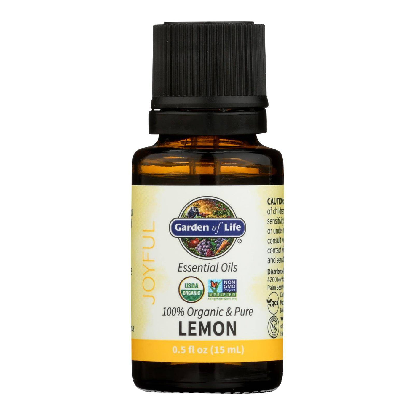 Garden Of Life - Essential Oil Lemon - .5 Fz | OnlyNaturals.us