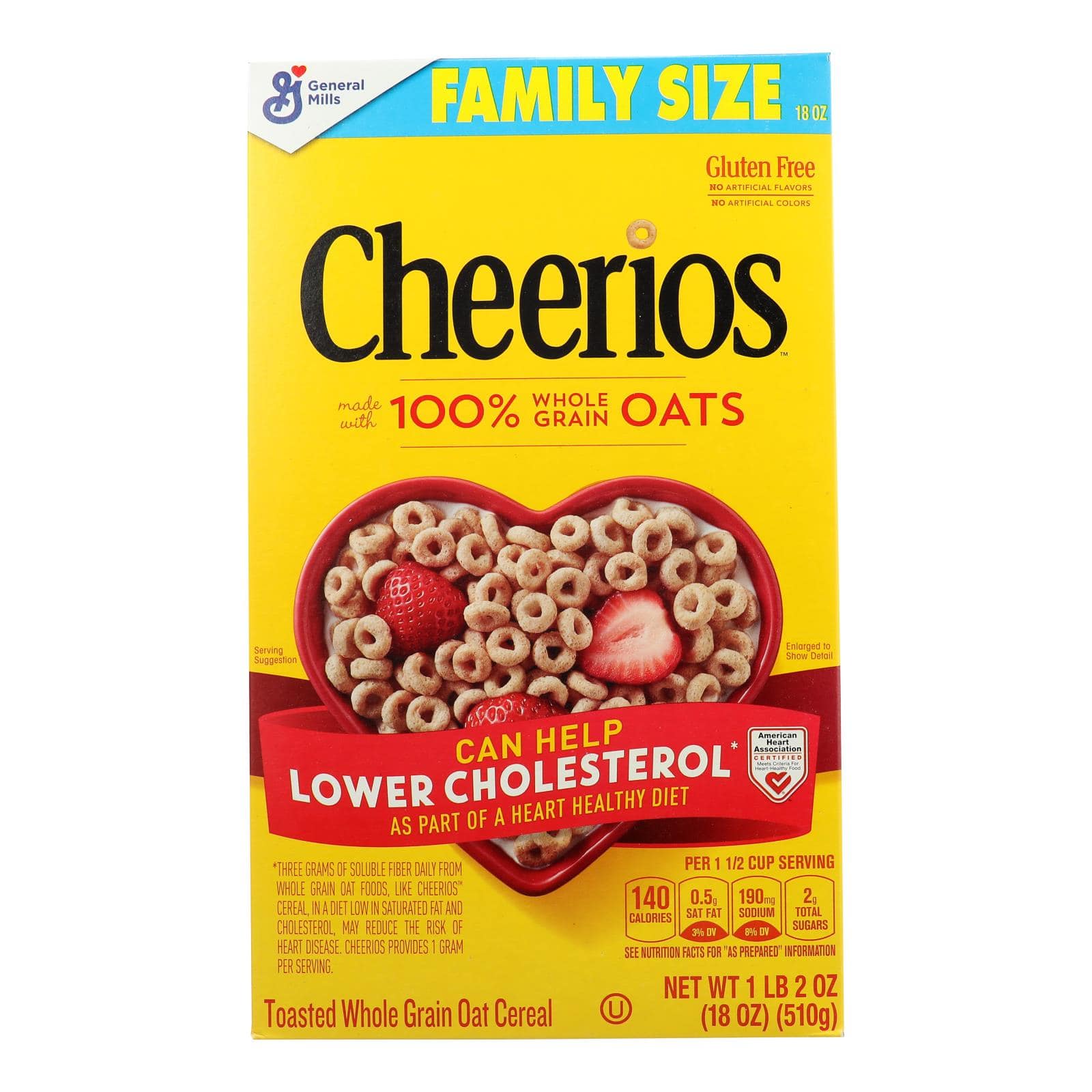 General Mills - Cheerios Oat Cereal - Case Of 10-18 Oz | OnlyNaturals.us