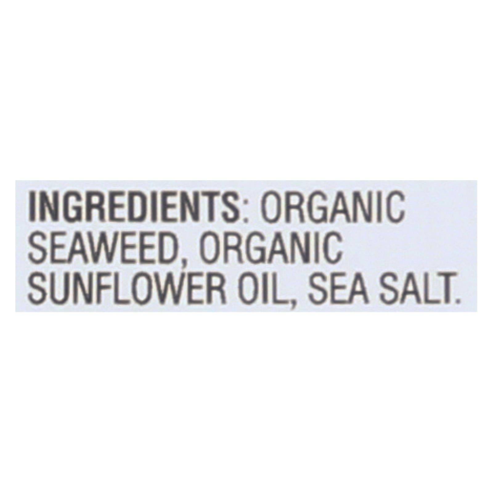 Buy Gimme Organic Seaweed Chips - Sea Salt - Case Of 12 - 0.35 Oz.  at OnlyNaturals.us