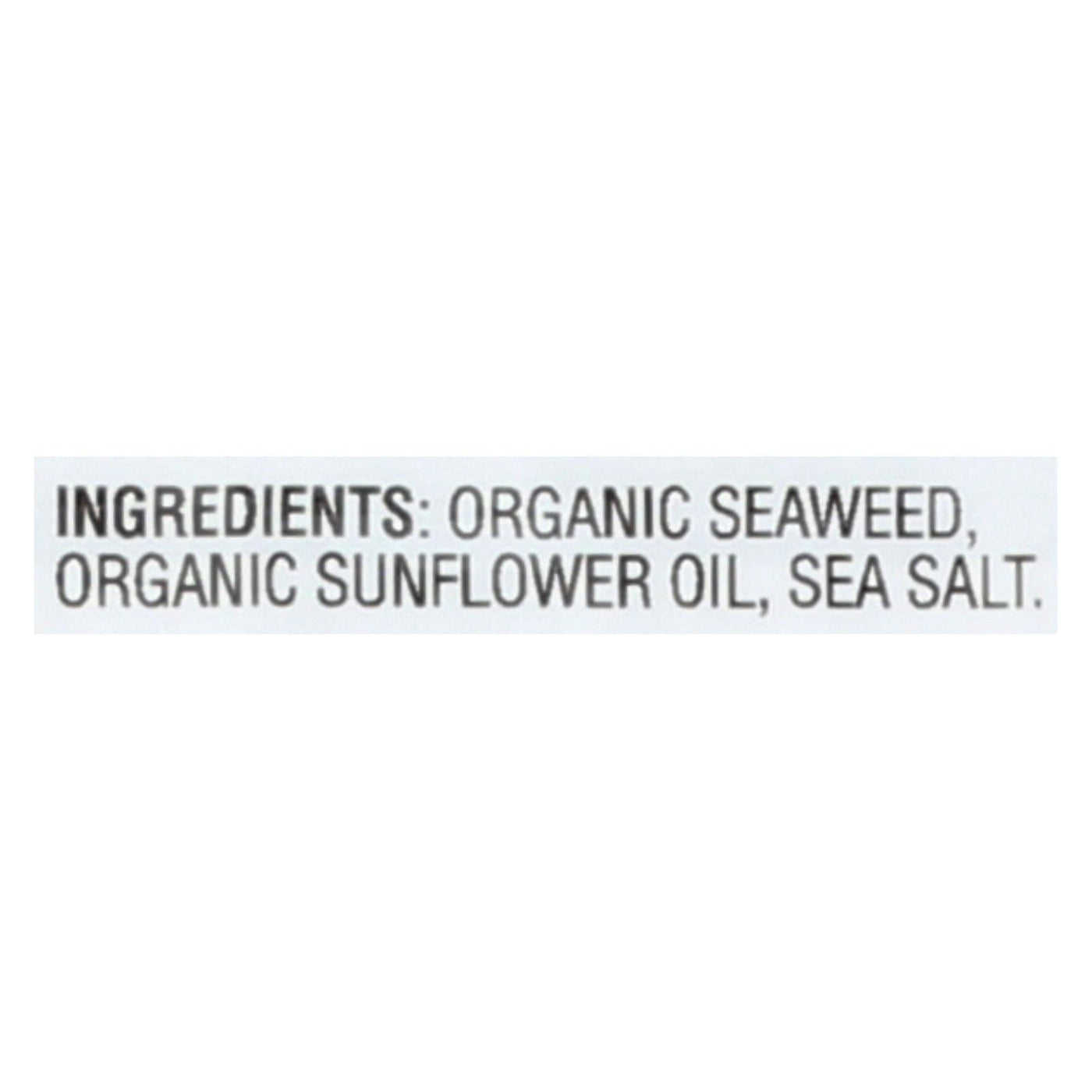 Buy Gimme Seaweed Snacks Organic Roasted Seaweed Snack - Sea Salt - Case Of 8 - 6-.17 Oz  at OnlyNaturals.us