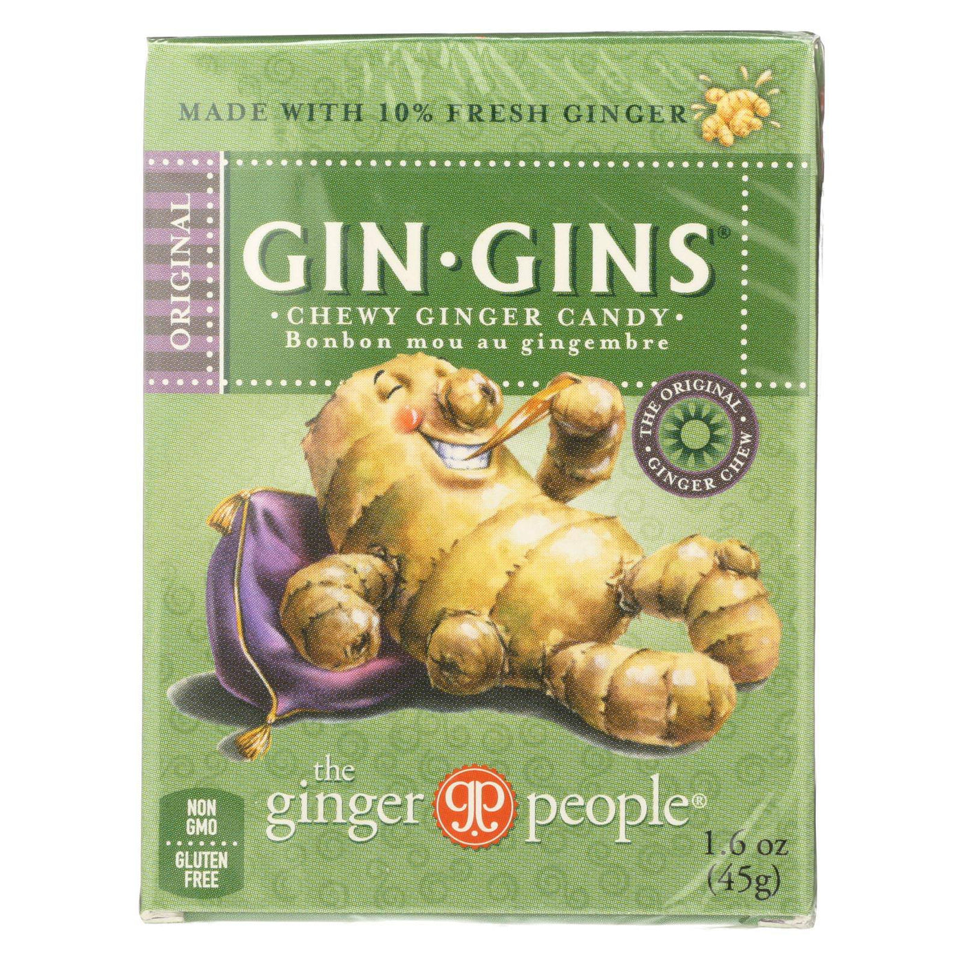 Buy Ginger People Gingins Chewy Original Travel Packs - Case Of 24 - 1.6 Oz  at OnlyNaturals.us