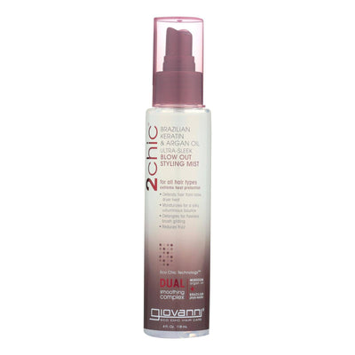 Giovanni 2chic Blow Out Styling Mist With Brazilian Keratin And Argan Oil - 4 Fl Oz | OnlyNaturals.us