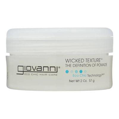 Giovanni All-natural Wicked Hair Wax The Definition Of Pomade - 2 Oz | OnlyNaturals.us