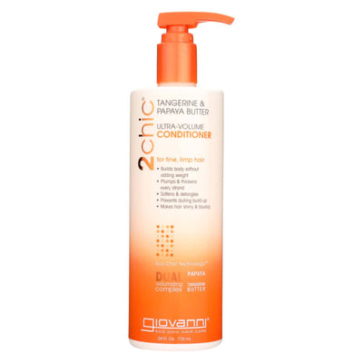 Buy Giovanni Hair Care Products 2chic Conditioner - Ultra-volume Tangerine And Papaya Butter - 24 Fl Oz  at OnlyNaturals.us