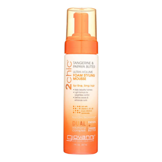 Buy Giovanni Hair Care Products 2chic Style Mousse - Ultra-volume - 7 Fl Oz  at OnlyNaturals.us