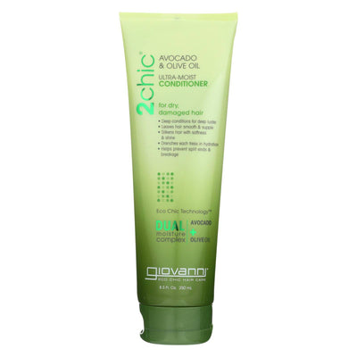 Buy Giovanni Hair Care Products Conditioner - 2chic Avocado And Olive Oil - 8.5 Oz  at OnlyNaturals.us