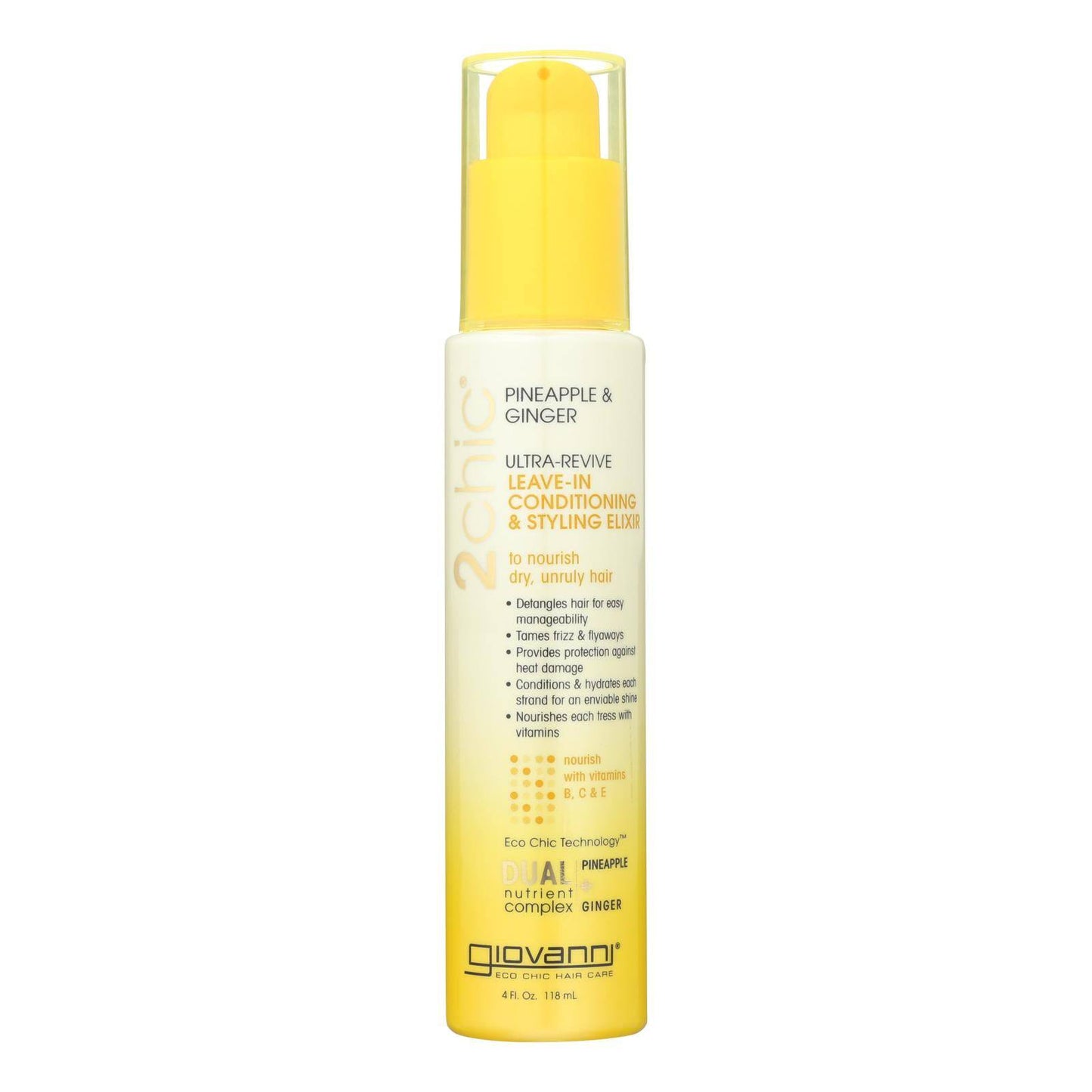 Buy Giovanni Hair Care Products Conditioner - Pineapple And Ginger - Case Of 1 - 4 Fl Oz.  at OnlyNaturals.us