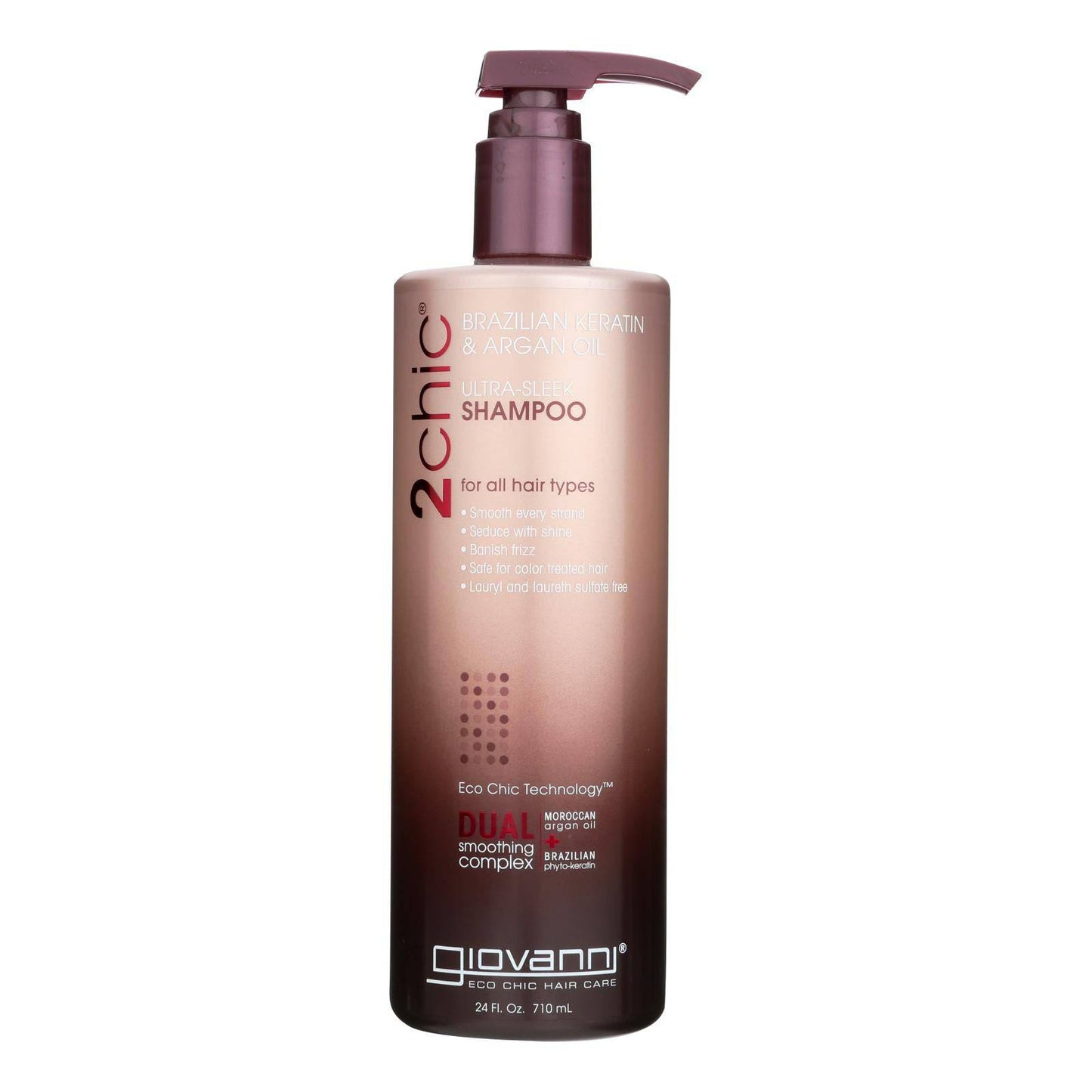 Buy Giovanni Hair Care Products Shampoo - 2chic Keratin And Argan - 24 Fl Oz  at OnlyNaturals.us