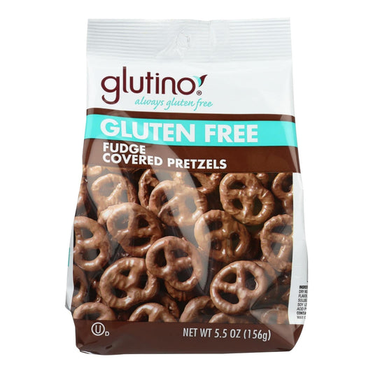 Glutino Pretzels - Chocolate Covered - Case Of 12 - 5.5 Oz. | OnlyNaturals.us