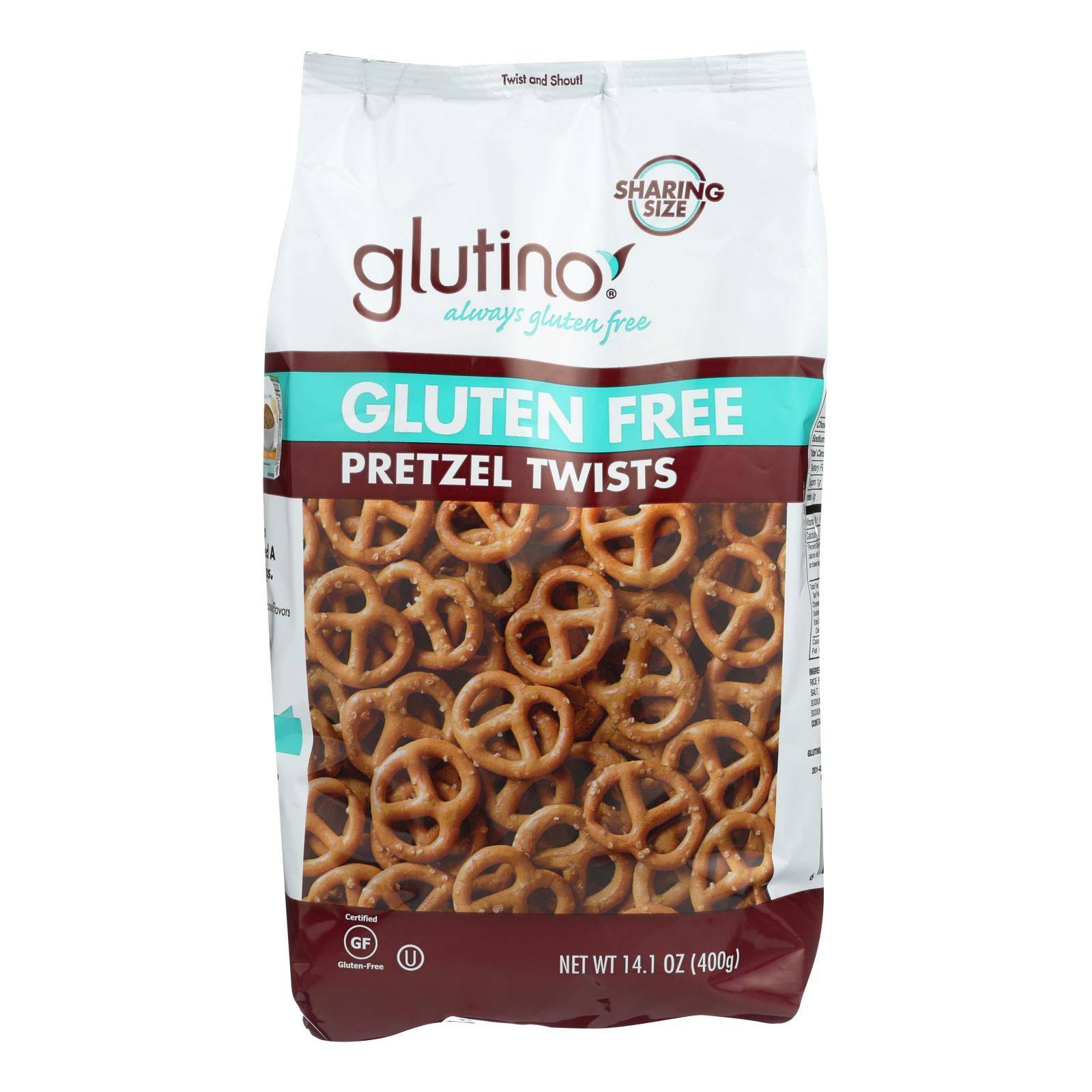 Glutino Pretzels Twists - Case Of 12 - 14.1 Oz. | OnlyNaturals.us