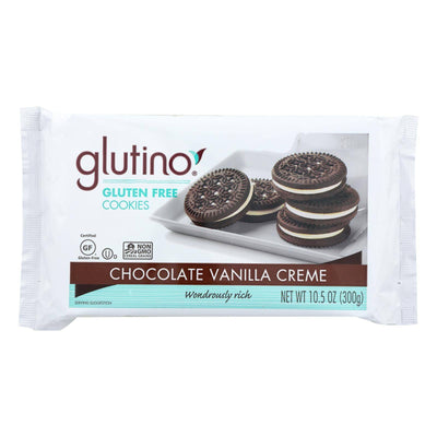 Glutino Vanilla Creme Cookies - Case Of 12 - 10.5 Oz. | OnlyNaturals.us