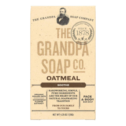 Buy Grandpa Soap Bar Soap - Oatmeal - 4.25 Oz  at OnlyNaturals.us