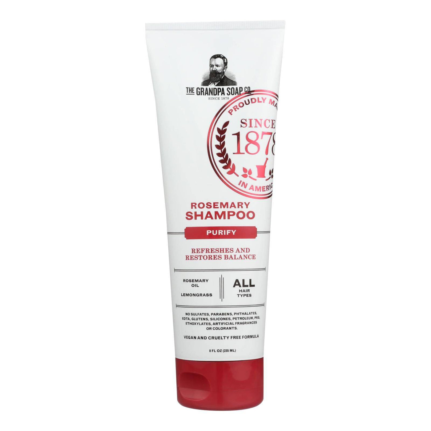 Buy Grandpa Soap Shampoo - Rosemary - 8 Fl Oz  at OnlyNaturals.us