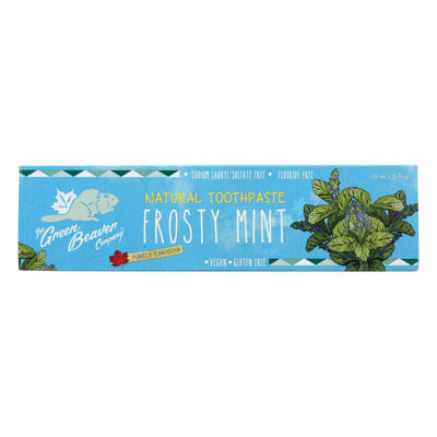 Green Beaverthe Toothpaste - Frosty Mint Toothpaste - Case Of 1 - 2.5 Fl Oz. | OnlyNaturals.us