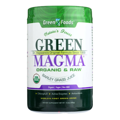 Buy Green Foods Dr Hagiwara Green Magma Barley Grass Juice Powder - 10.6 Oz  at OnlyNaturals.us