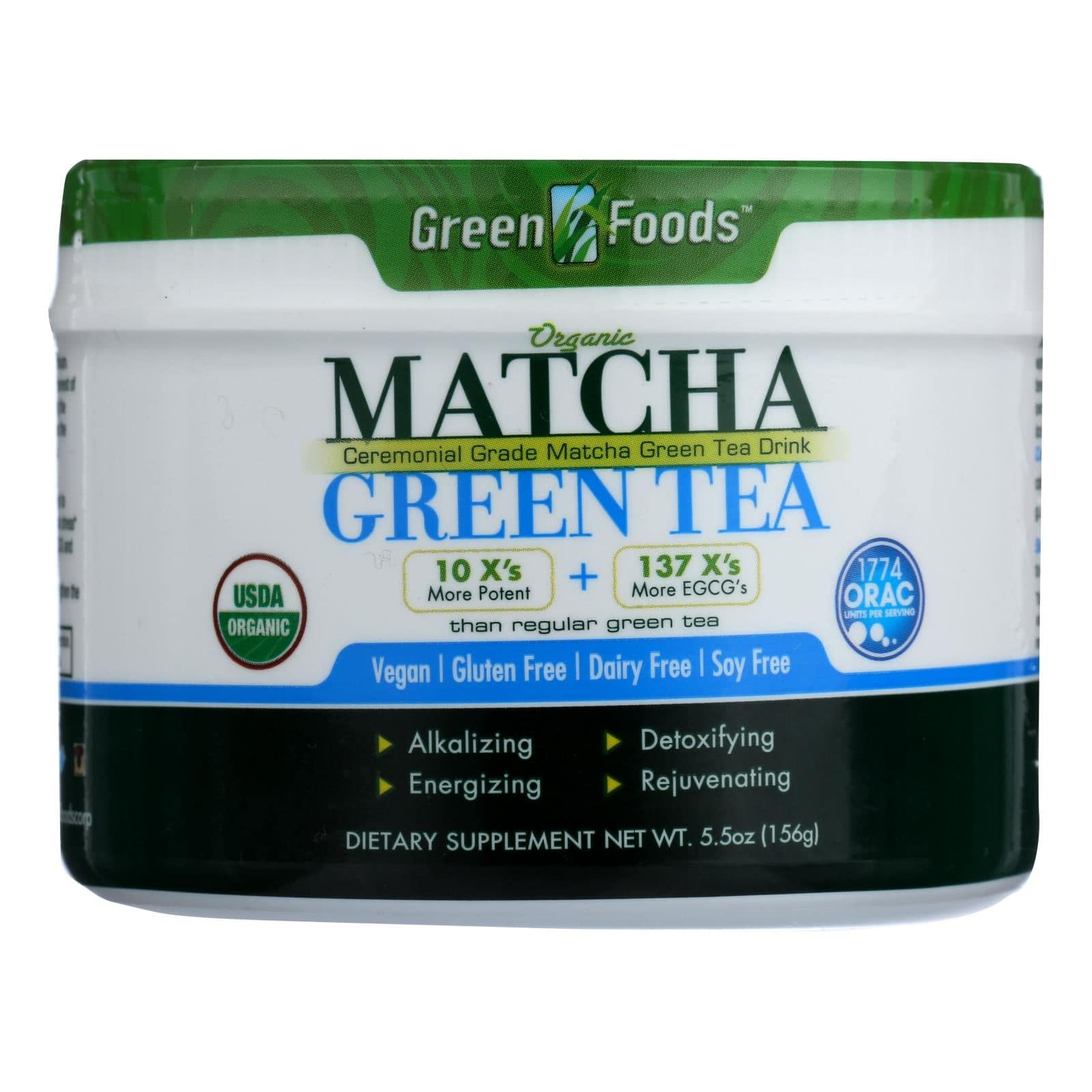 Green Foods Organic Matcha Green Tea - 5.5 Oz | OnlyNaturals.us